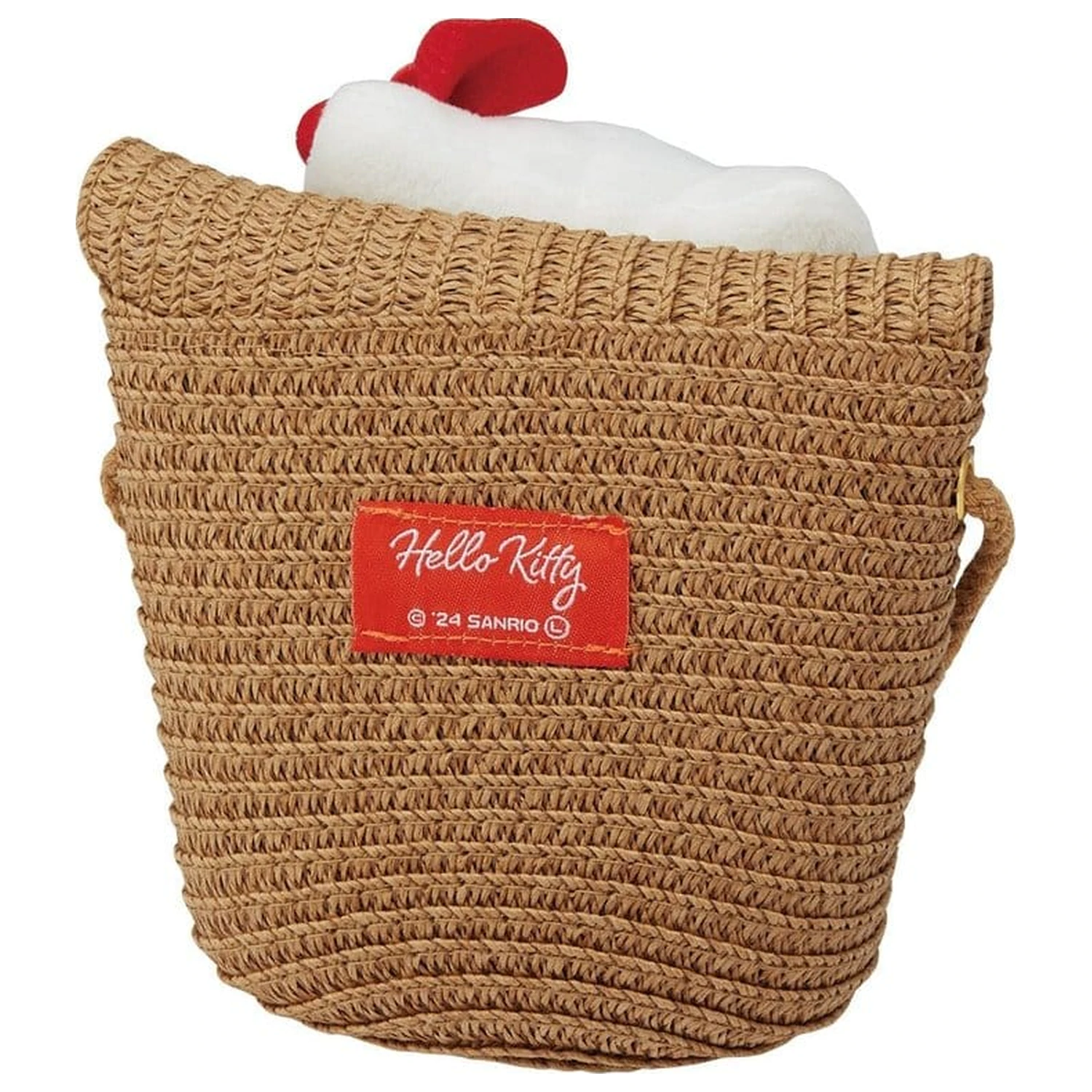 Sanrio Schultertasche Hello Kitty Stroh Produktfoto
