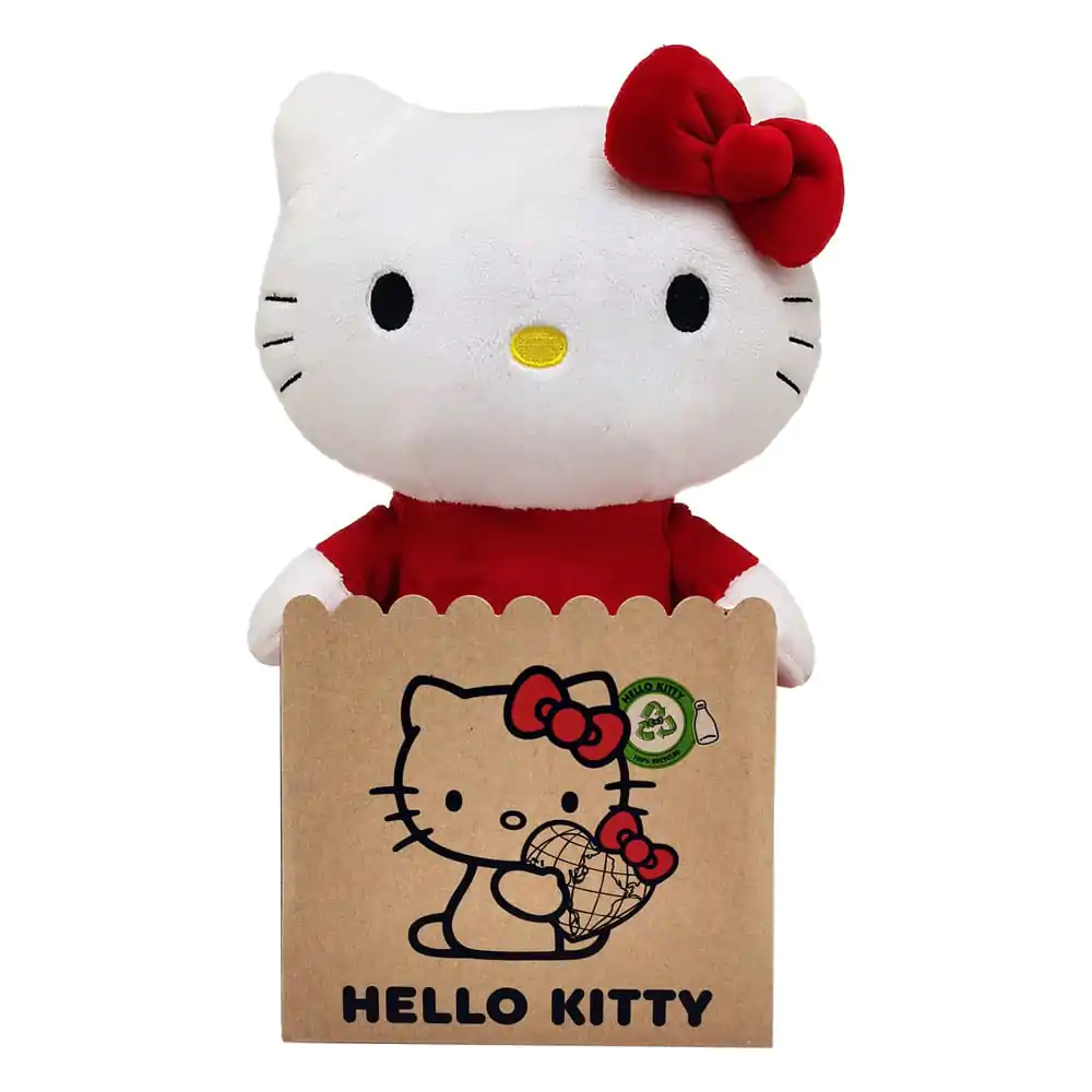 Sanrio Plüschfigur Hello Kitty mit rotem Kleid 24 cm Produktfoto