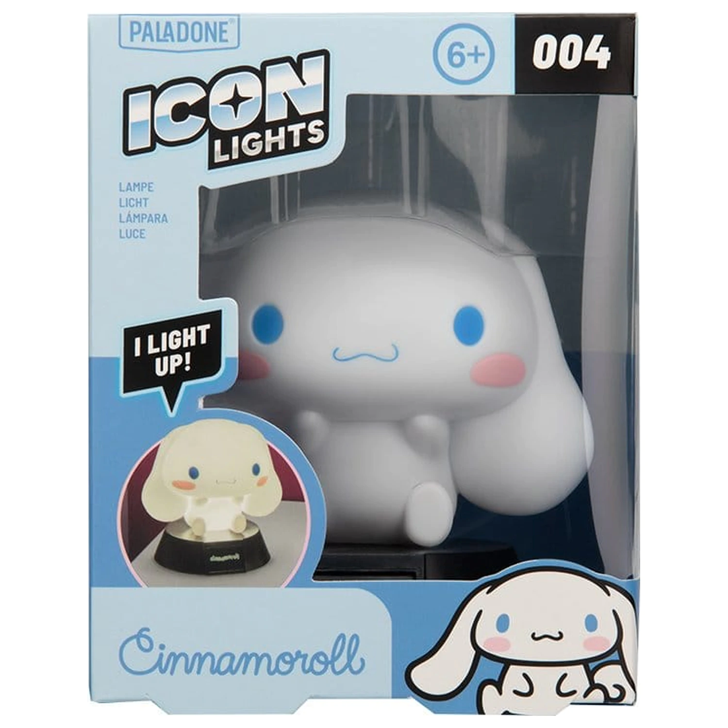 Sanrio Icon Licht Cinnamoroll 9 cm Produktfoto