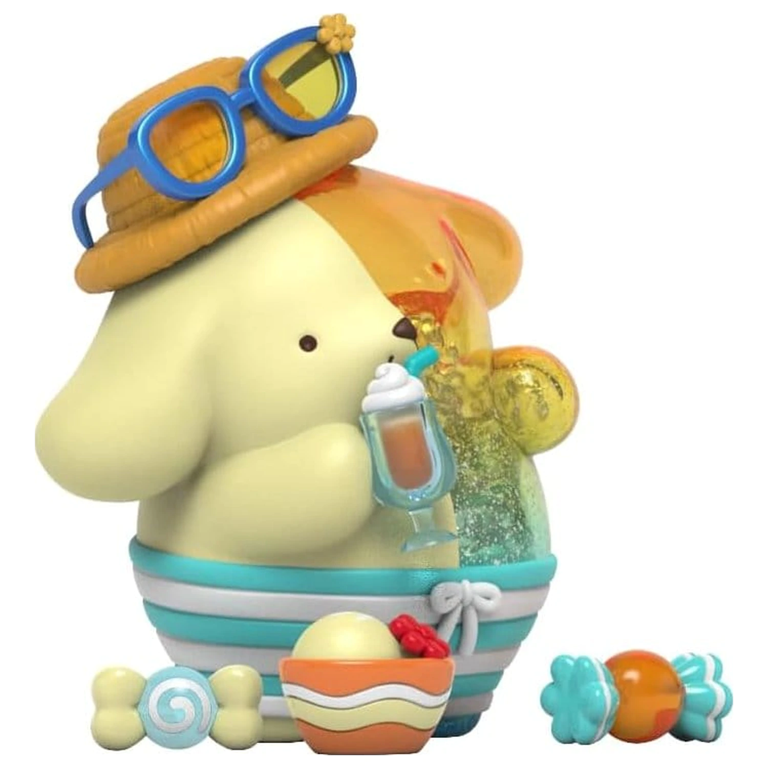 Sanrio Kandy Pompompurin Sea Breeze Series 15 cm Produktfoto