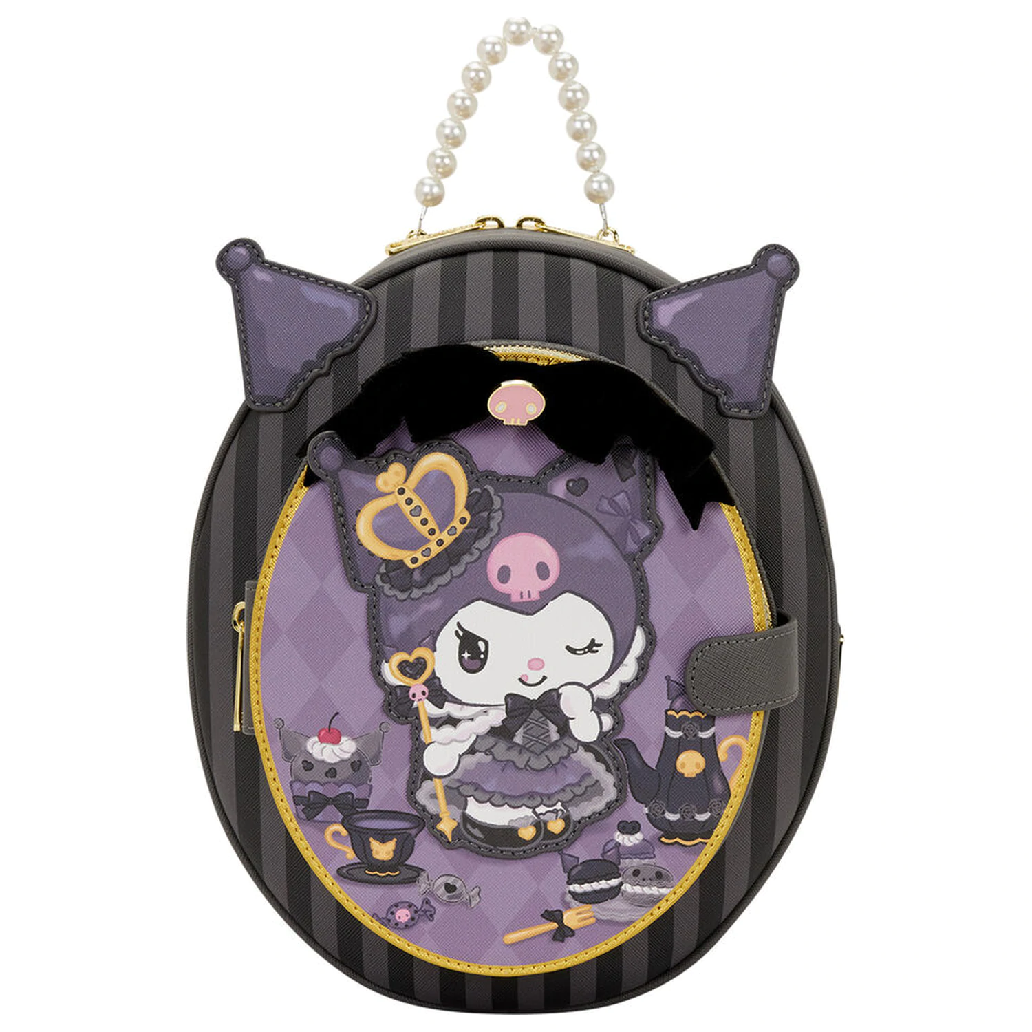 Loungefly Hello Kitty Kuromi 20th Anniversary Rucksack 28 cm Produktfoto