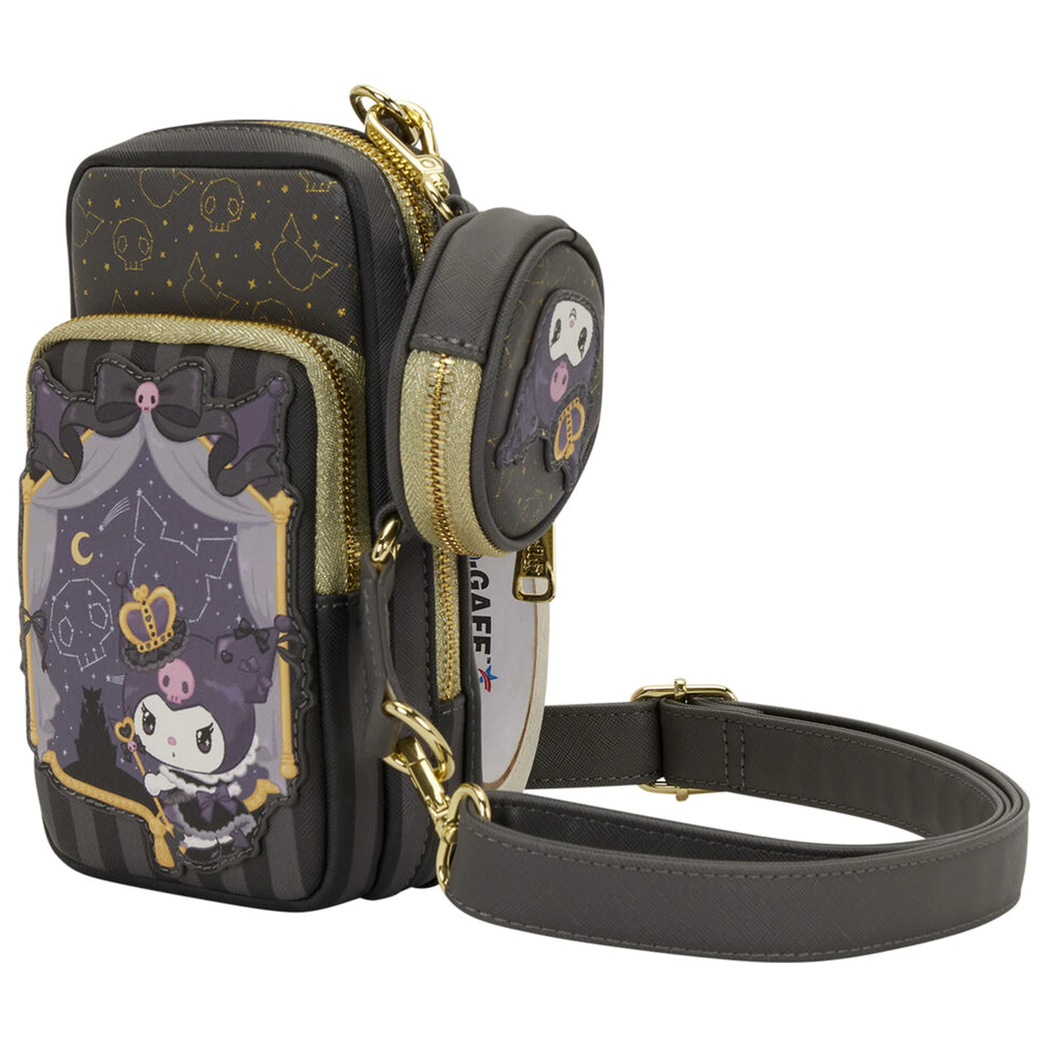 Loungefly Hello Kitty Kuromi 20th Anniversary Umhängetasche + Geldbörse Produktfoto