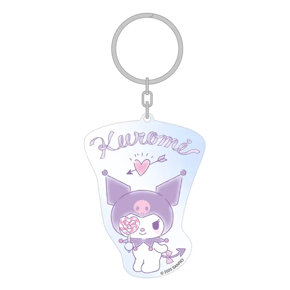 Sanrio Acryl-Schlüsselanhänger Kuromi 6 cm Produktfoto
