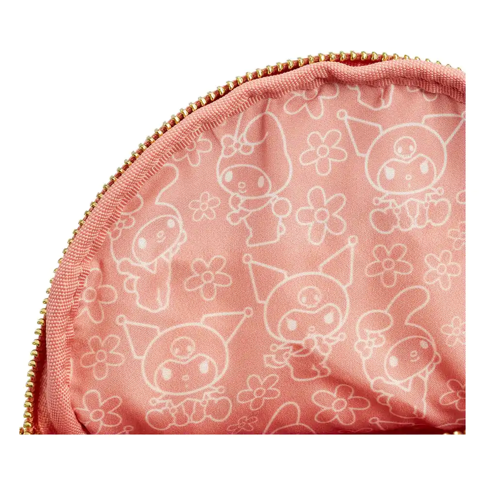 Sanrio by Loungefly Umhängetasche Kuromi &amp; My Melody Skulls and Flowers Produktfoto
