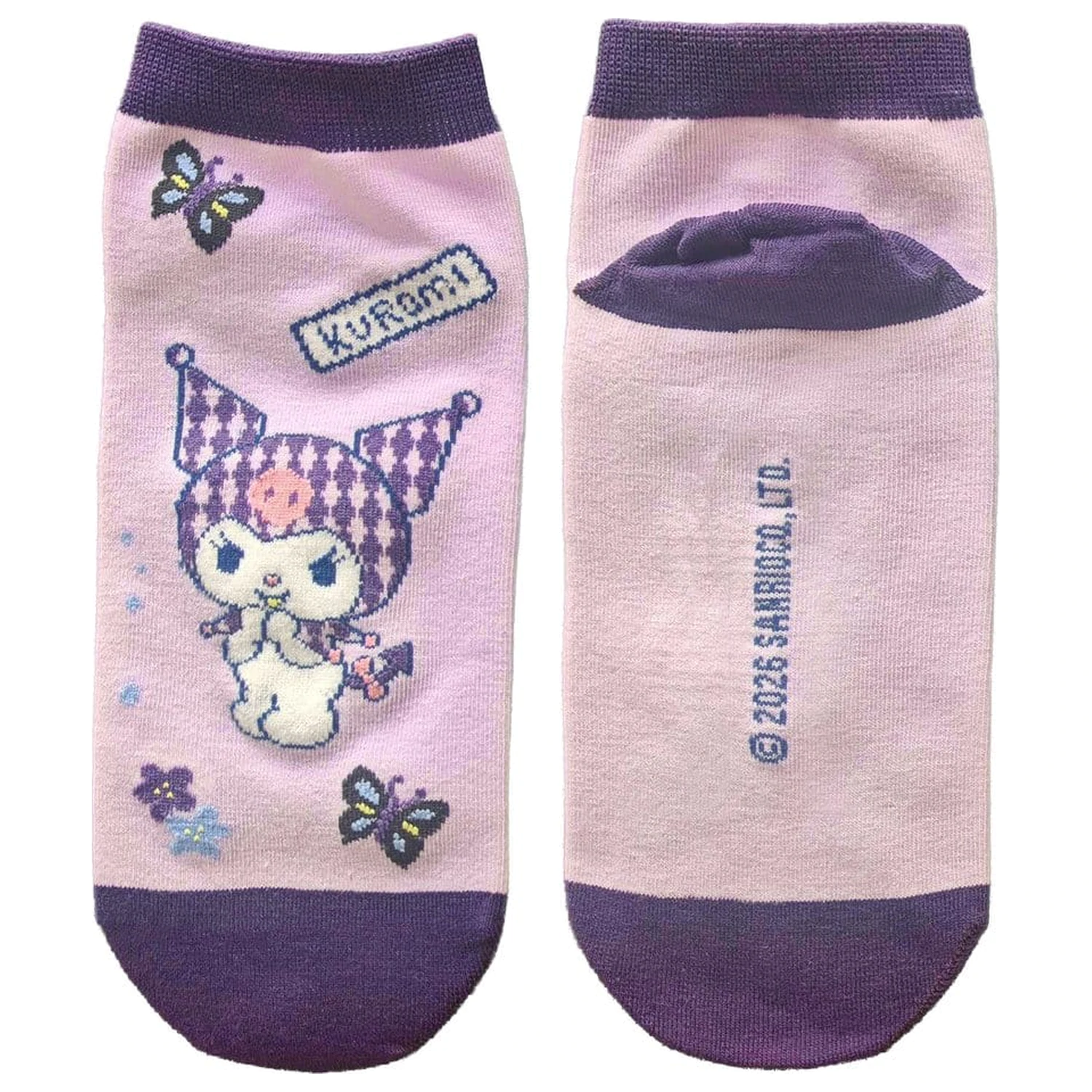 Sanrio Socken Kuromi Japanese Kurz 36-40 Produktfoto