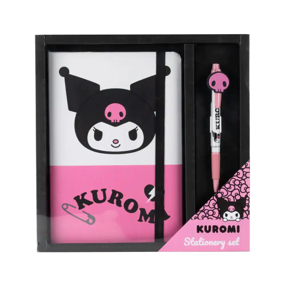Sanrio Notebook mit Pen Gift Set Kuromi Produktfoto