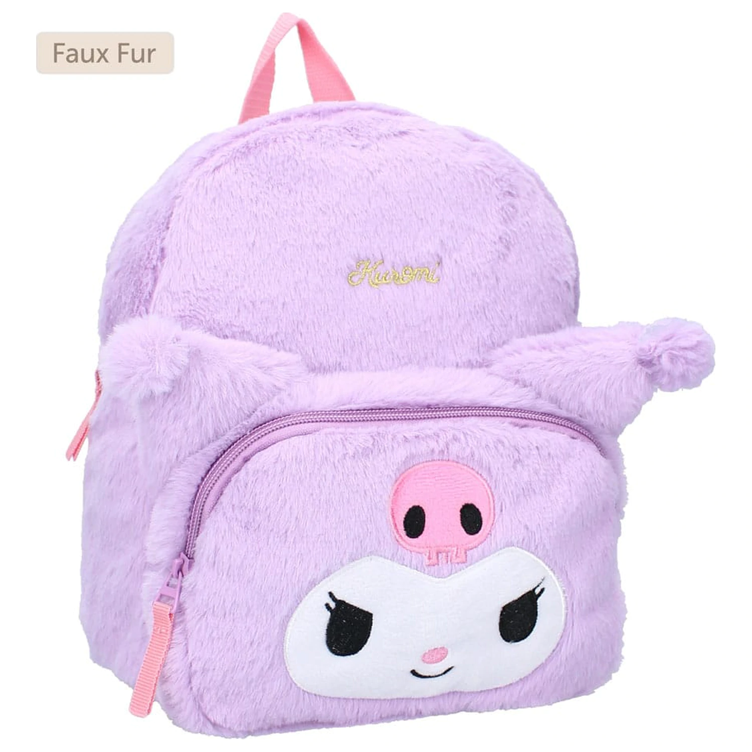 Sanrio Rucksack Kuromil Fluffy Festival Purple 26 cm Produktfoto