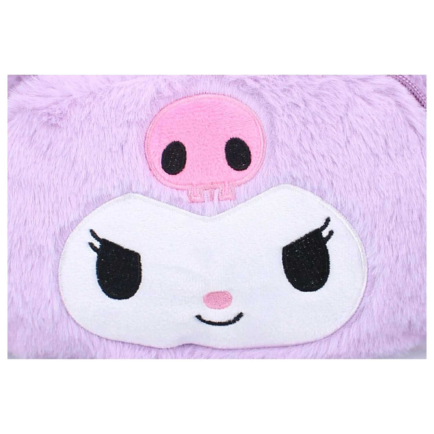 Sanrio Rucksack Kuromil Fluffy Festival Purple 26 cm Produktfoto