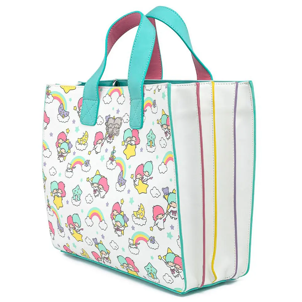 Loungefly Sanrio Little Twin Stars Rainbow Cloud Umhängetasche Produktfoto