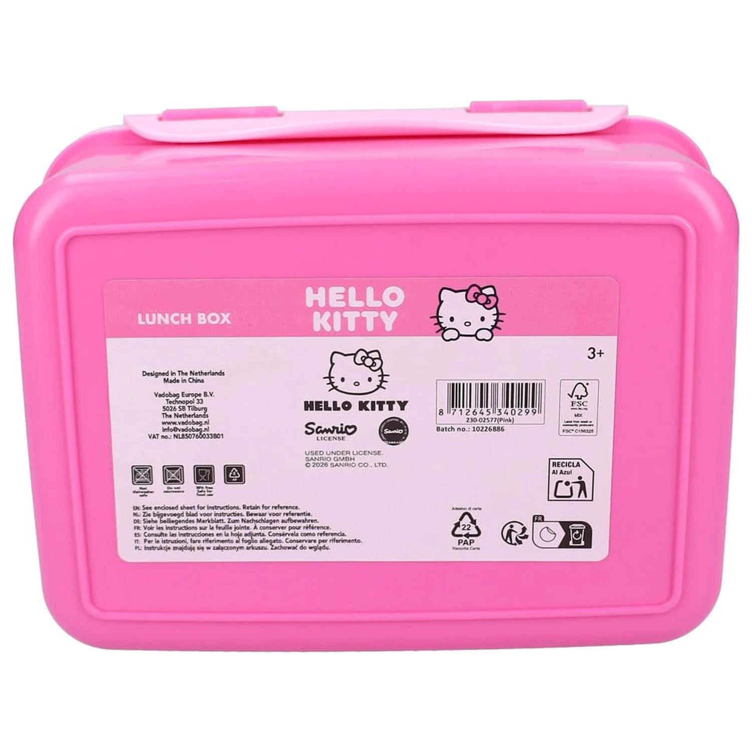 Sanrio Brotdose Lunch Love 18 cm Produktfoto