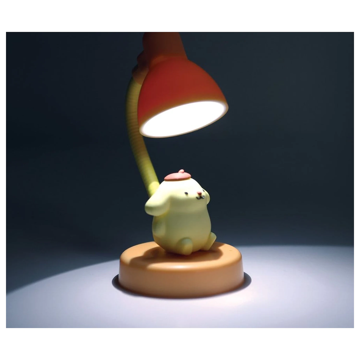 Sanrio Mini LED-Licht mit Figur Pompompurin 11 cm Produktfoto