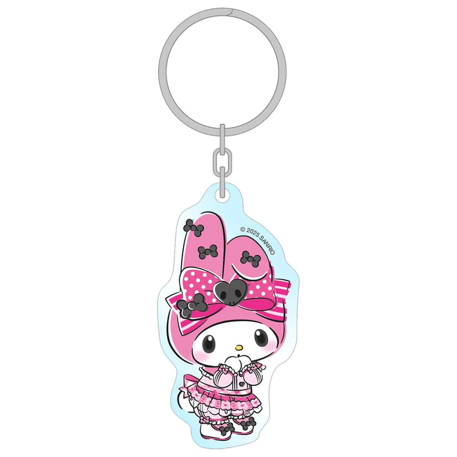 Sanrio Pink Black Party Series Acryl-Schlüsselanhänger My Melody 7 cm Produktfoto