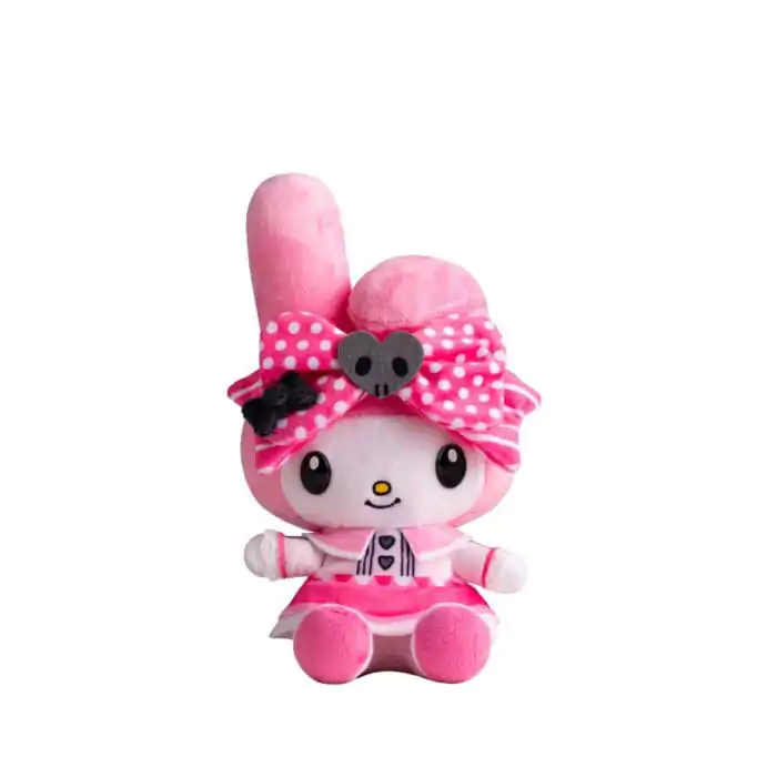Sanrio Plüsch Figur My Melody Pink Black Party Jubiläums Edition 17 cm Produktfoto