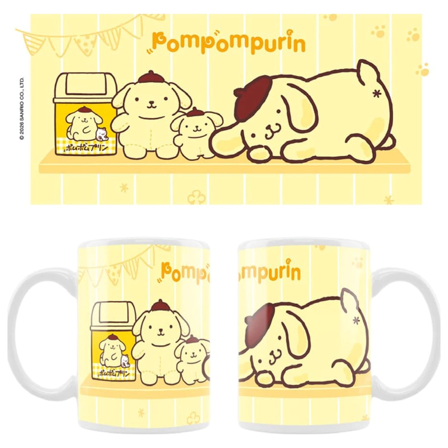 Sanrio Tasse Pompompurin Squishy Cute Purin 02 Produktfoto