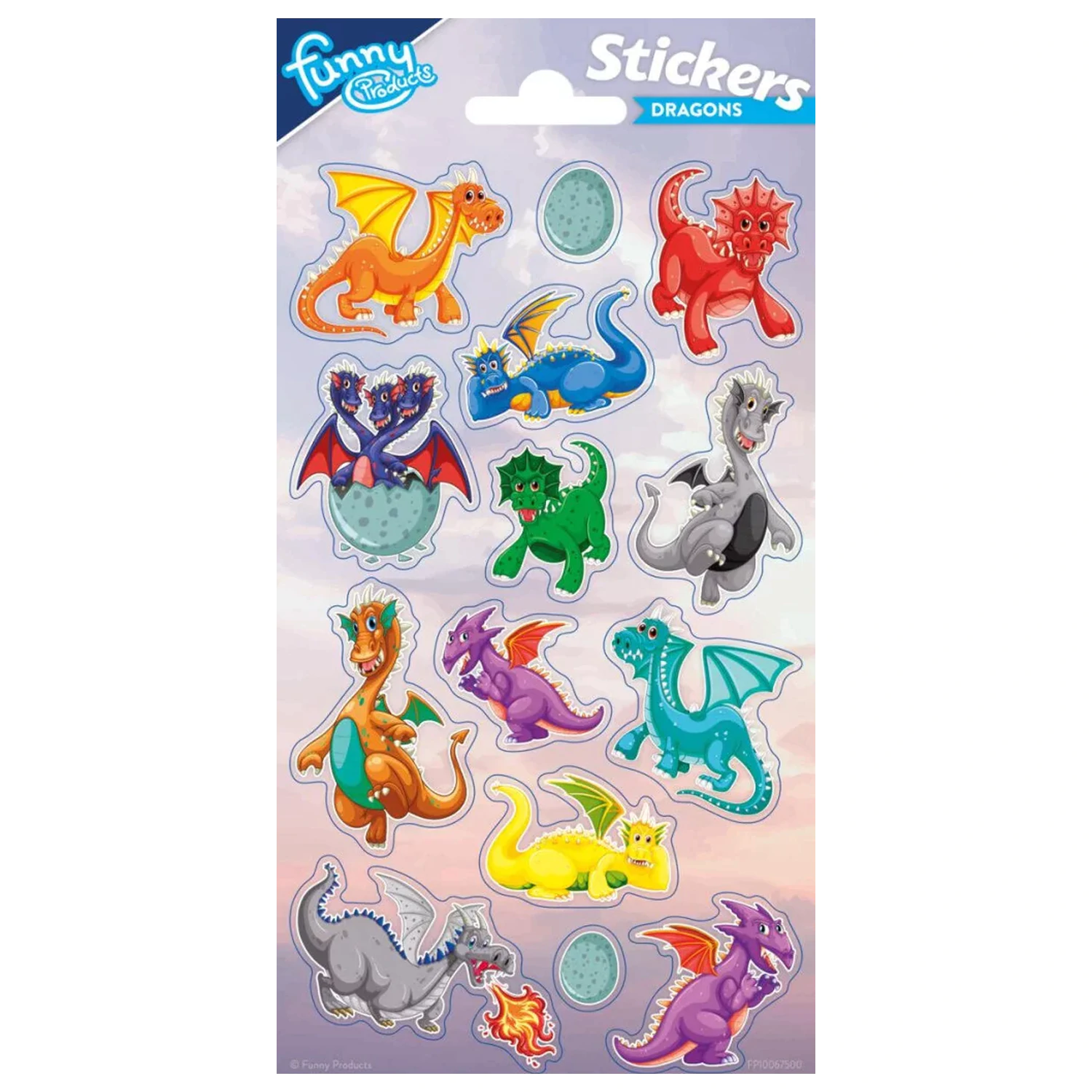 Dragon Lustiger Aufkleber Produktfoto