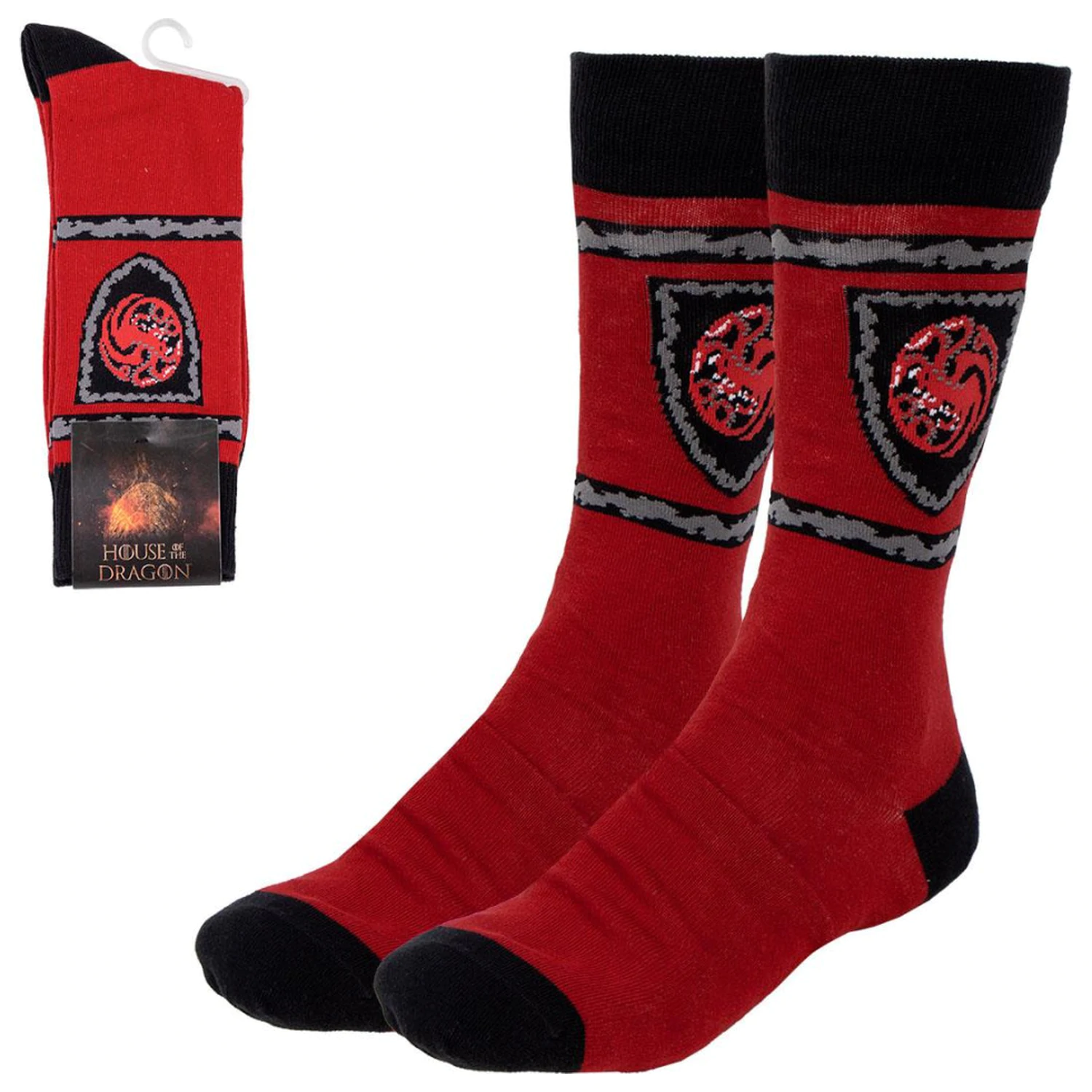 House of the Dragon Wappen Erwachsene Lange Socken 40/46 Produktfoto