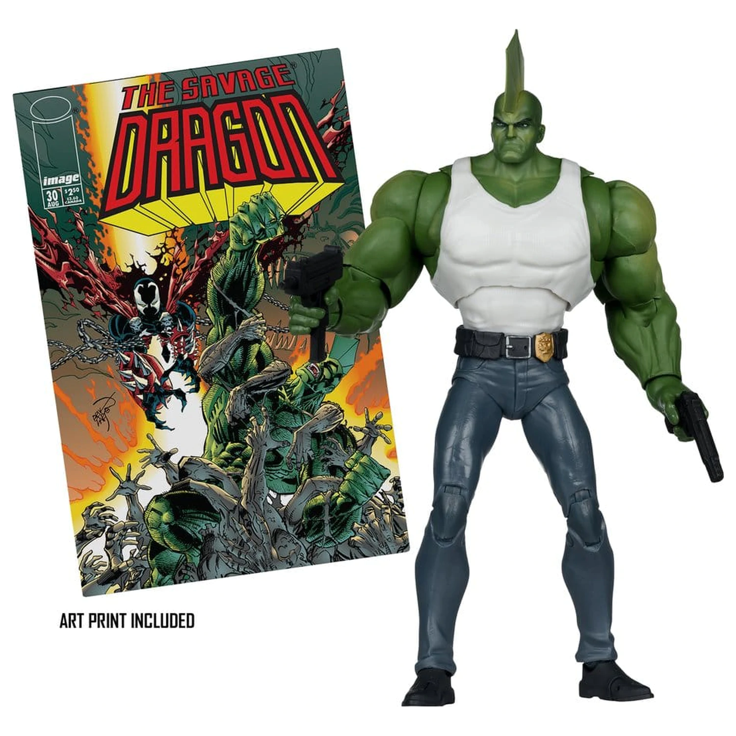 Savage Dragon Image Comics Founders Series McFarlane Elite Edition Actionfigur Dragon 20 cm Produktfoto