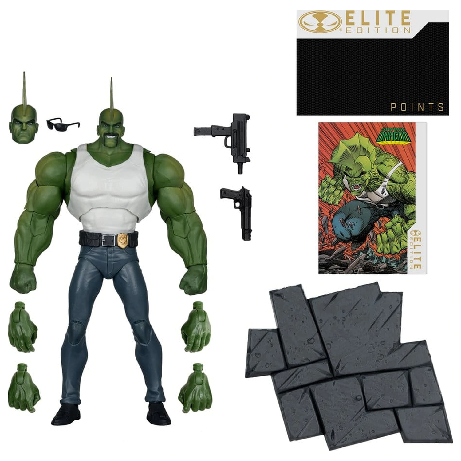 Savage Dragon Image Comics Founders Series McFarlane Elite Edition Actionfigur Dragon 20 cm Produktfoto