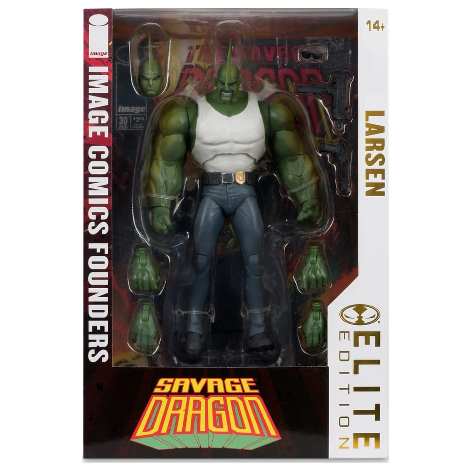 Savage Dragon Image Comics Founders Series McFarlane Elite Edition Actionfigur Dragon 20 cm Produktfoto
