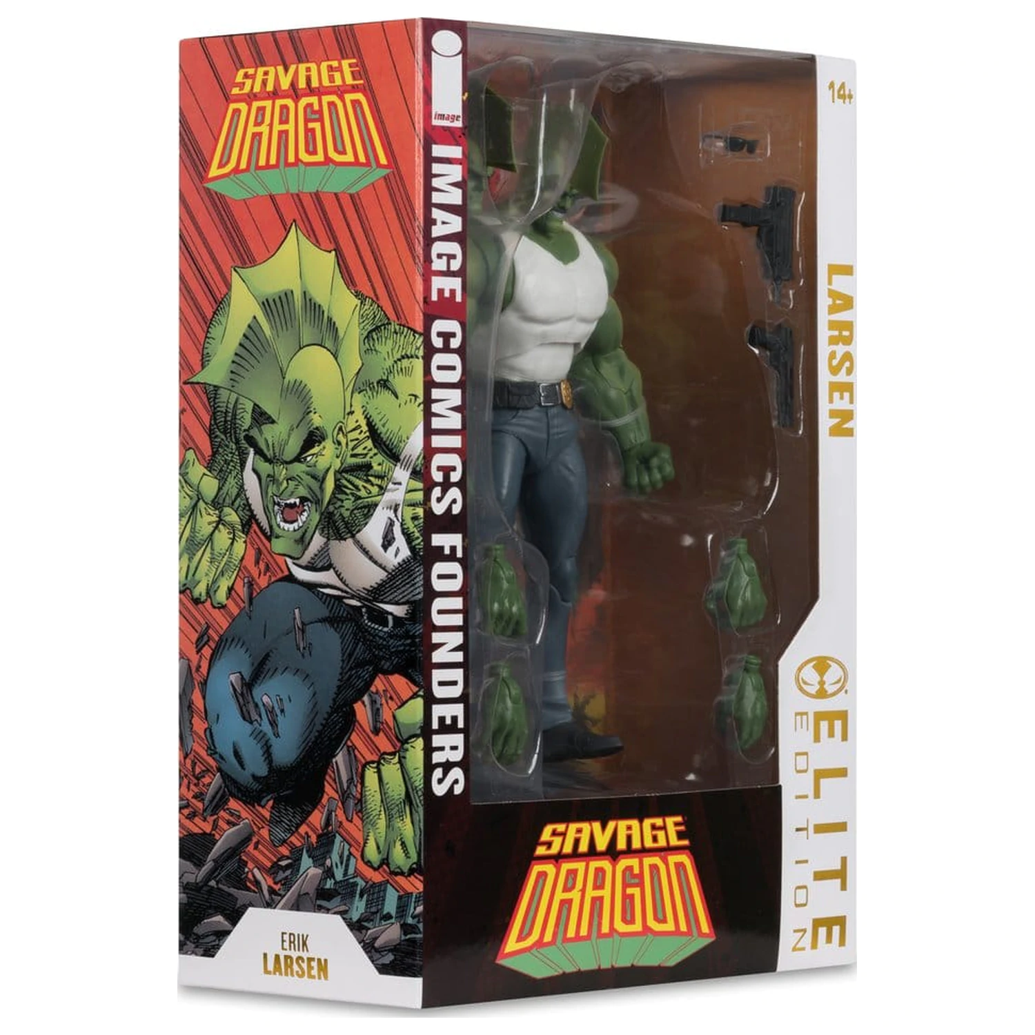 Savage Dragon Image Comics Founders Series McFarlane Elite Edition Actionfigur Dragon 20 cm Produktfoto