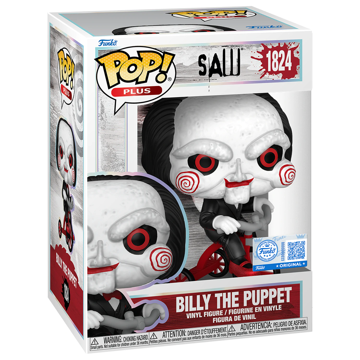 Saw Funko POP! Plus Vinyl Figur Billy on Tricycle Exclusive Edition 9 cm Produktfoto