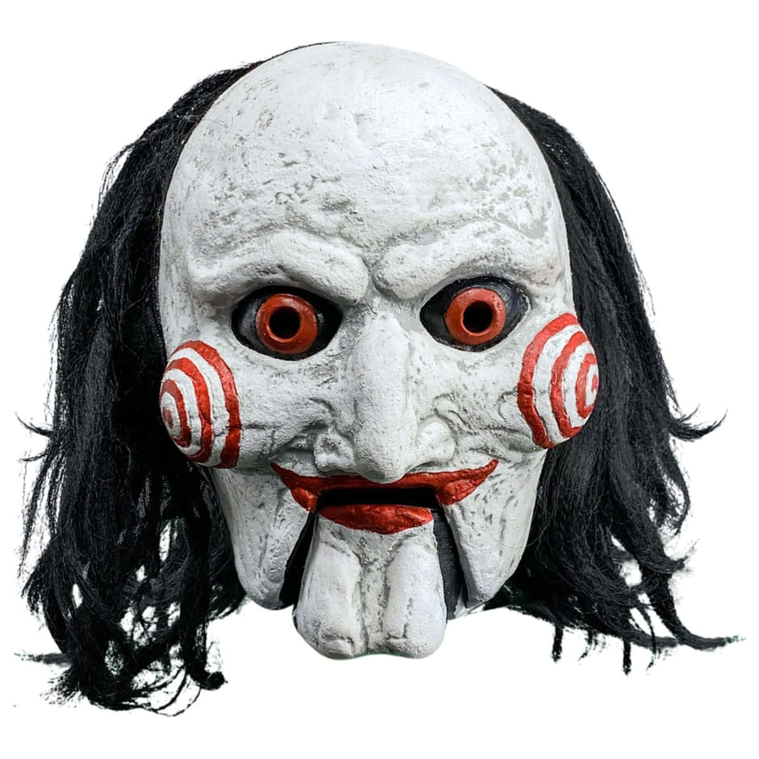 Saw Latex Maske Billy Puppet mit beweglichem Mund Produktfoto