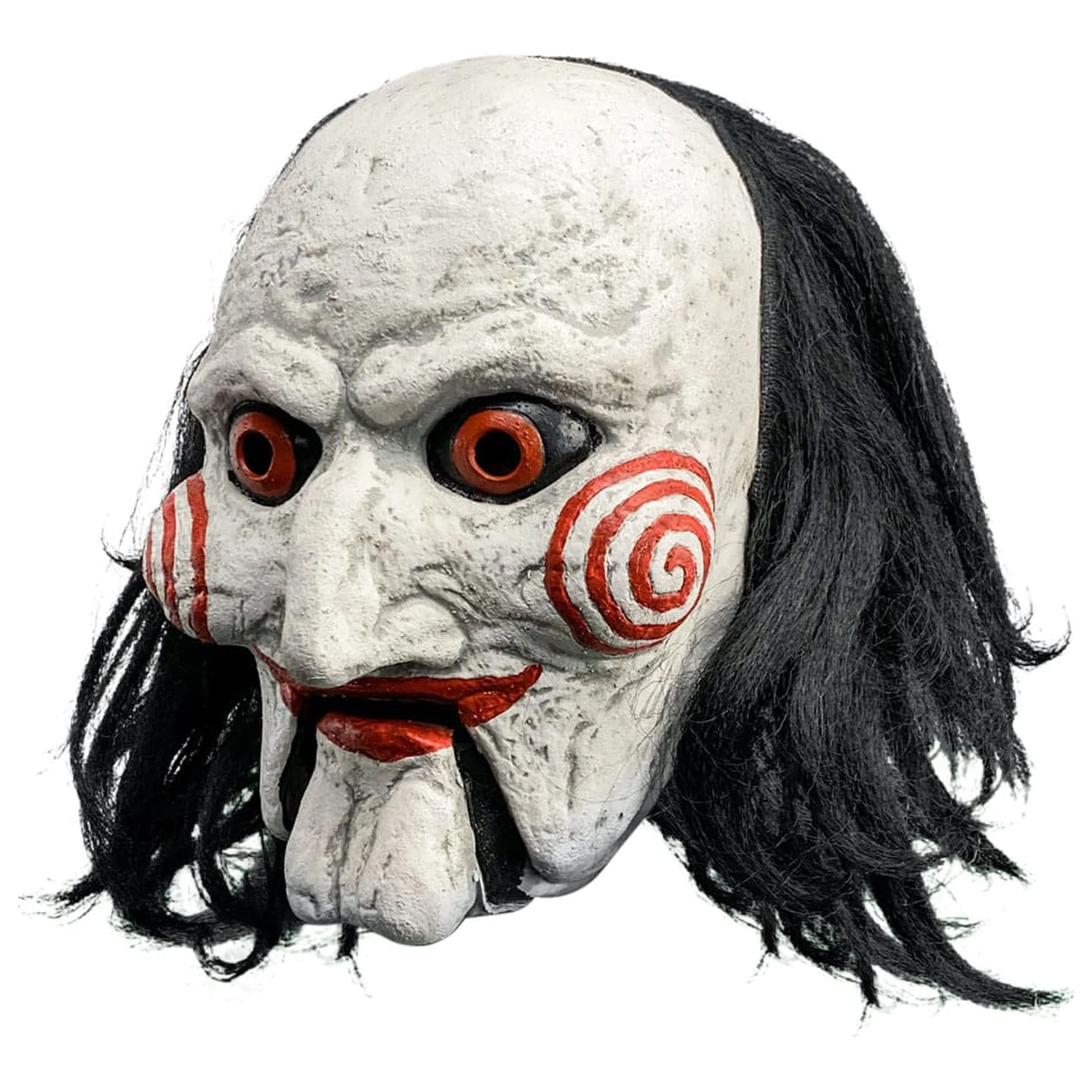 Saw Latex Maske Billy Puppet mit beweglichem Mund Produktfoto