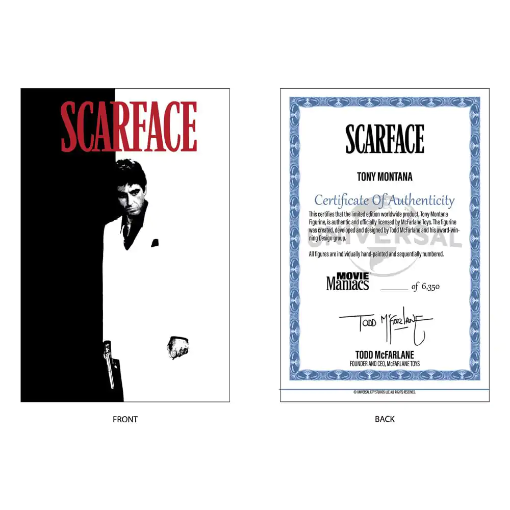 Scarface Movie Maniacs PVC Statue Tony Montana 17 cm Produktfoto