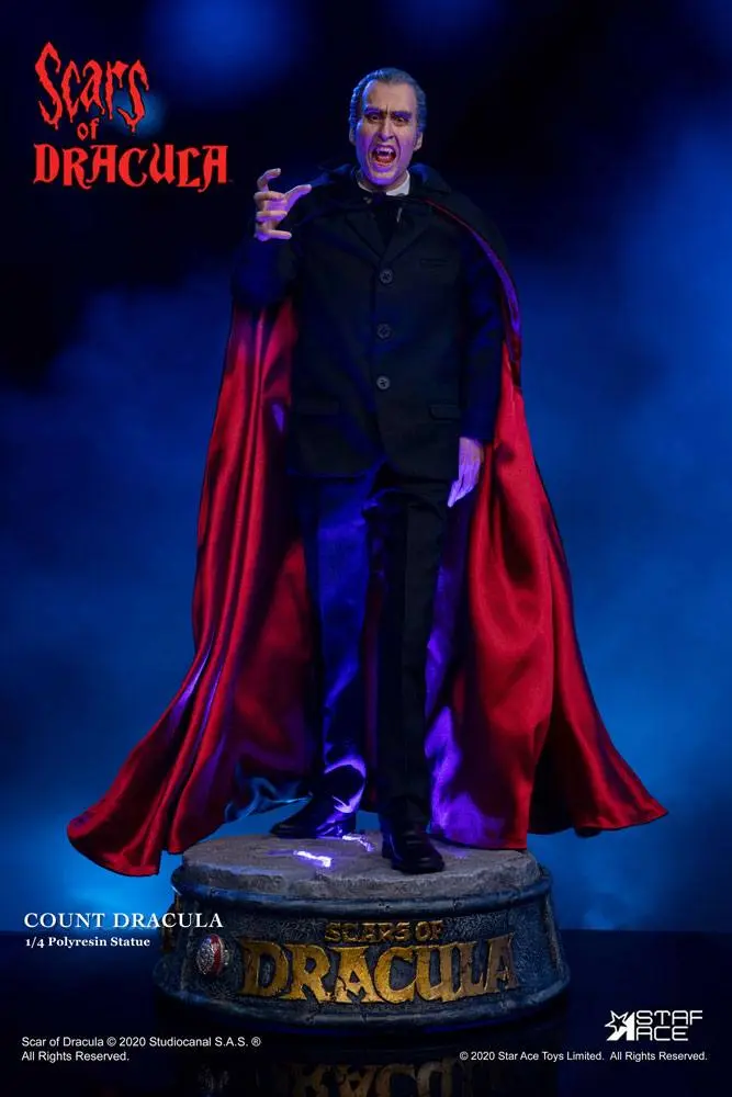 Dracula Nächte des Entsetzens Statue 1/4 Count Dracula 2.0 53 cm Produktfoto