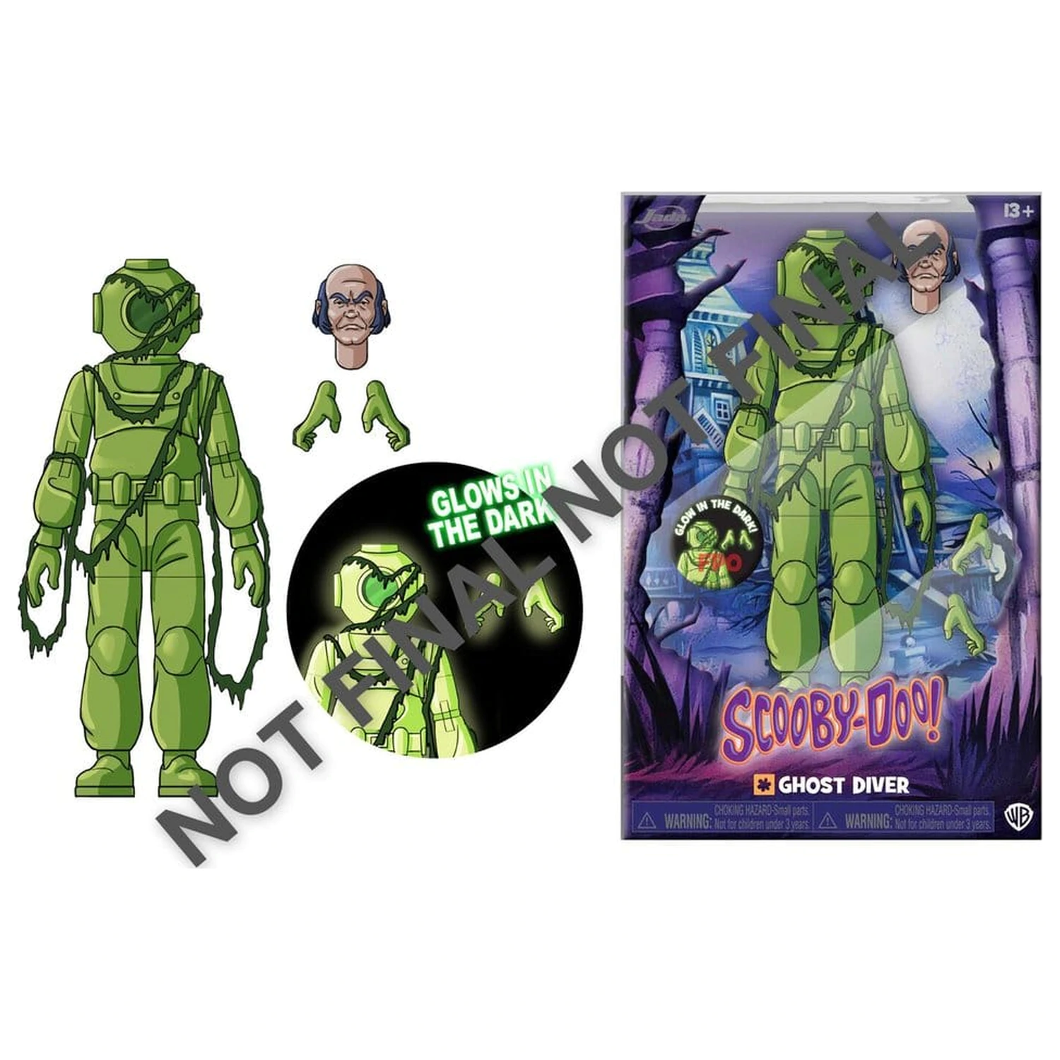 Scooby Doo Action Figur Ghost Diver 16 cm Produktfoto