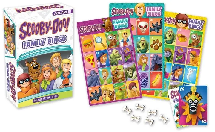 Scooby-Doo Brettspiel Familien-Bingo Englische Version Produktfoto