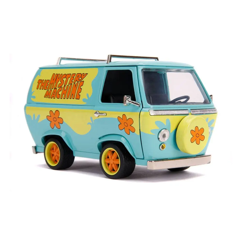 Scooby Doo Hollywood Rides Diecast Modell 1/24 Mystery Van mit Figuren Produktfoto