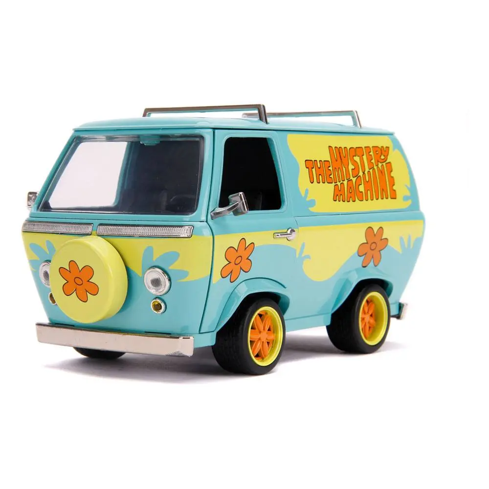 Scooby Doo Hollywood Rides Diecast Modell 1/24 Mystery Van mit Figuren Produktfoto