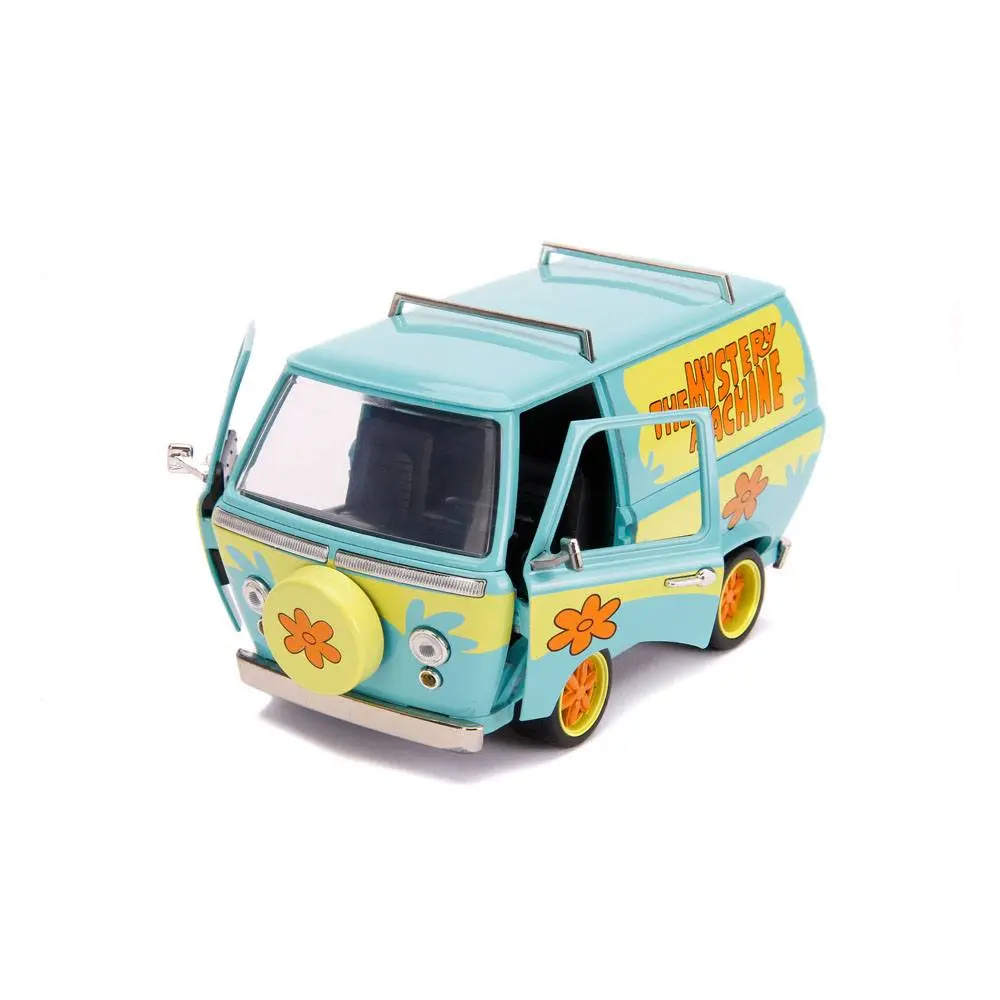 Scooby Doo Hollywood Rides Diecast Modell 1/24 Mystery Van mit Figuren Produktfoto