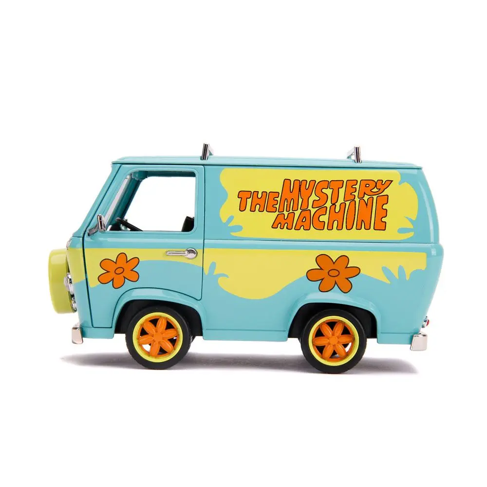 Scooby Doo Hollywood Rides Diecast Modell 1/24 Mystery Van mit Figuren Produktfoto
