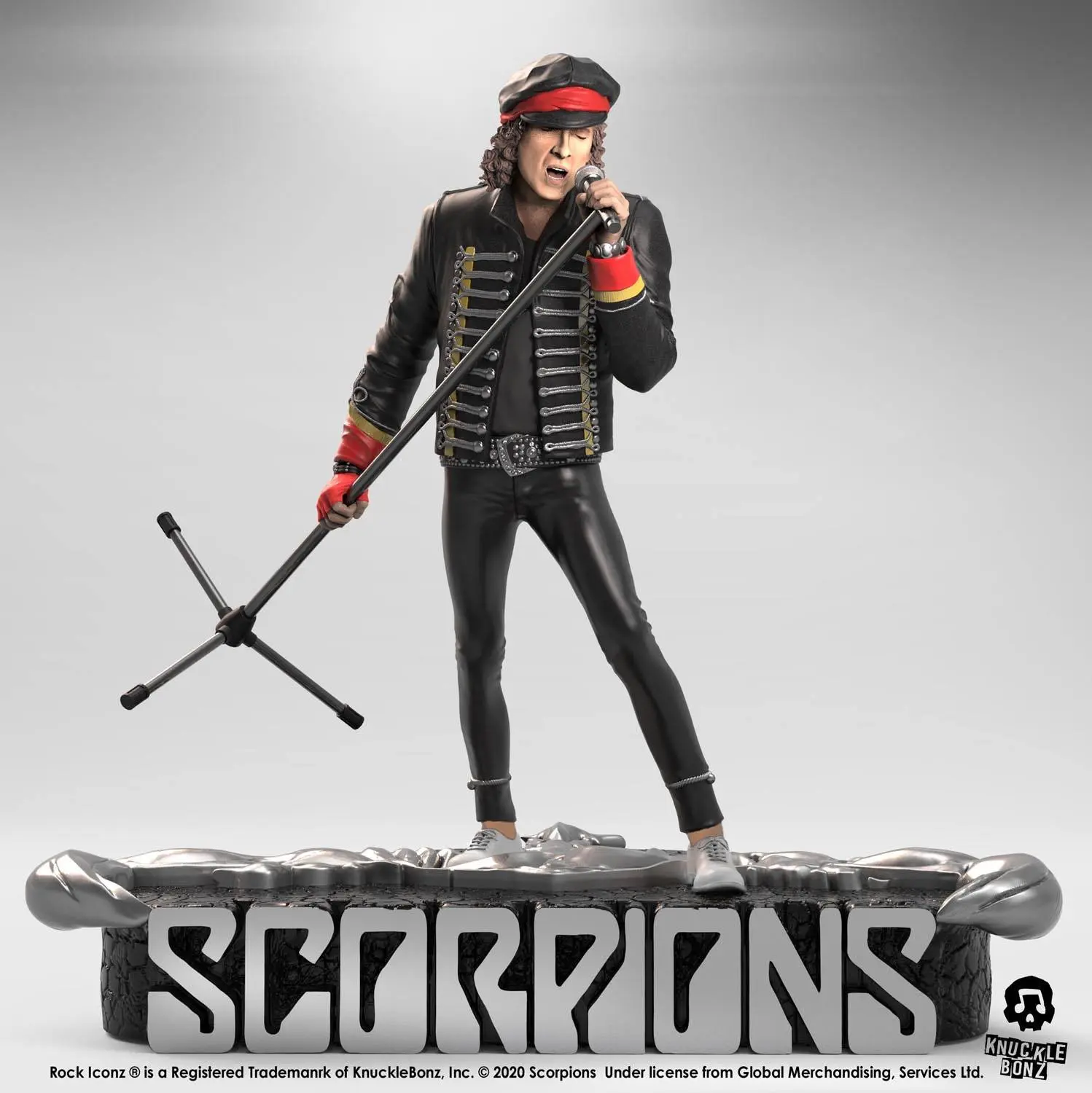 Scorpions Rock Iconz Statue Klaus Meine Limited Edition 22 cm Produktfoto