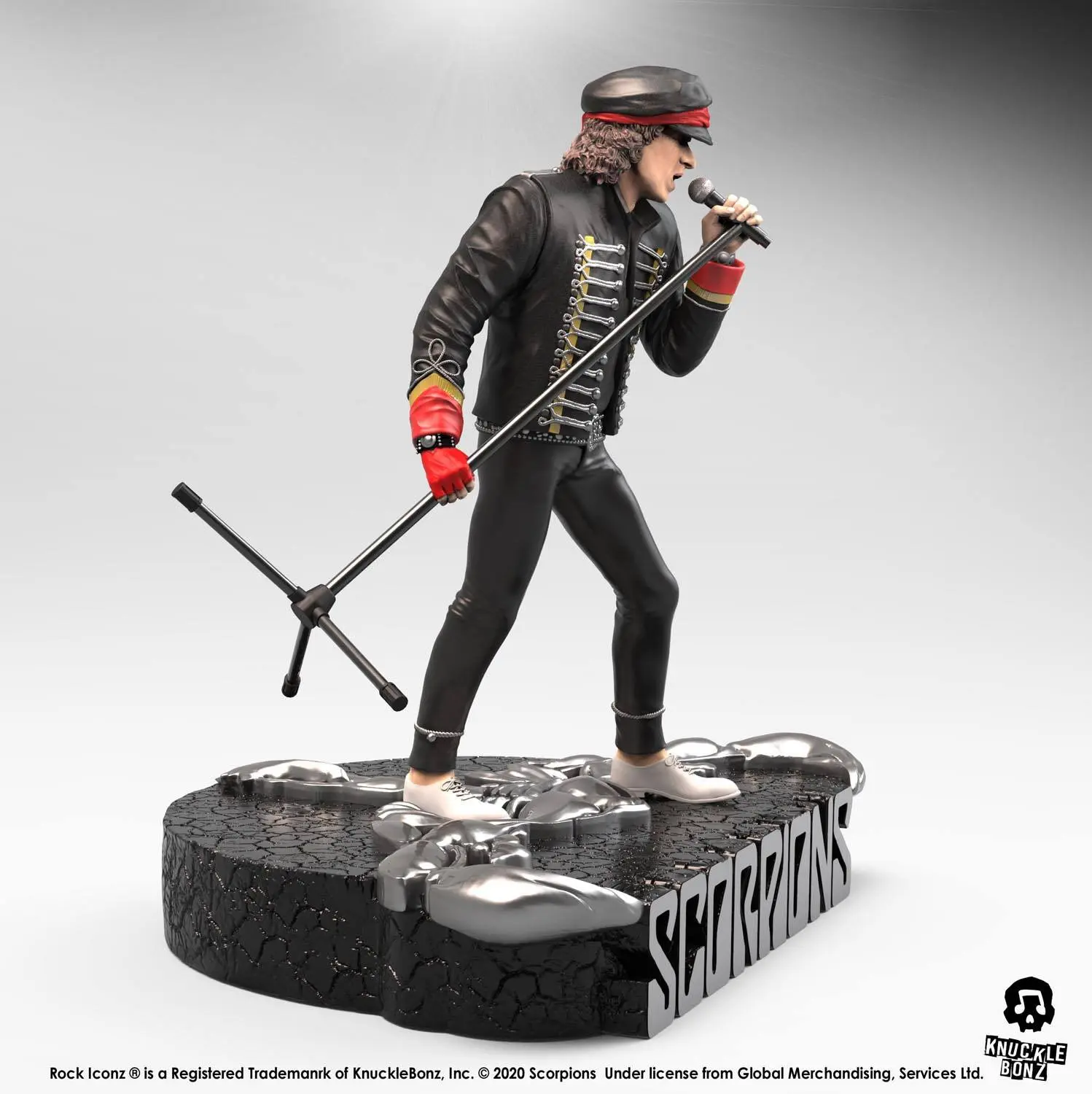 Scorpions Rock Iconz Statue Klaus Meine Limited Edition 22 cm Produktfoto