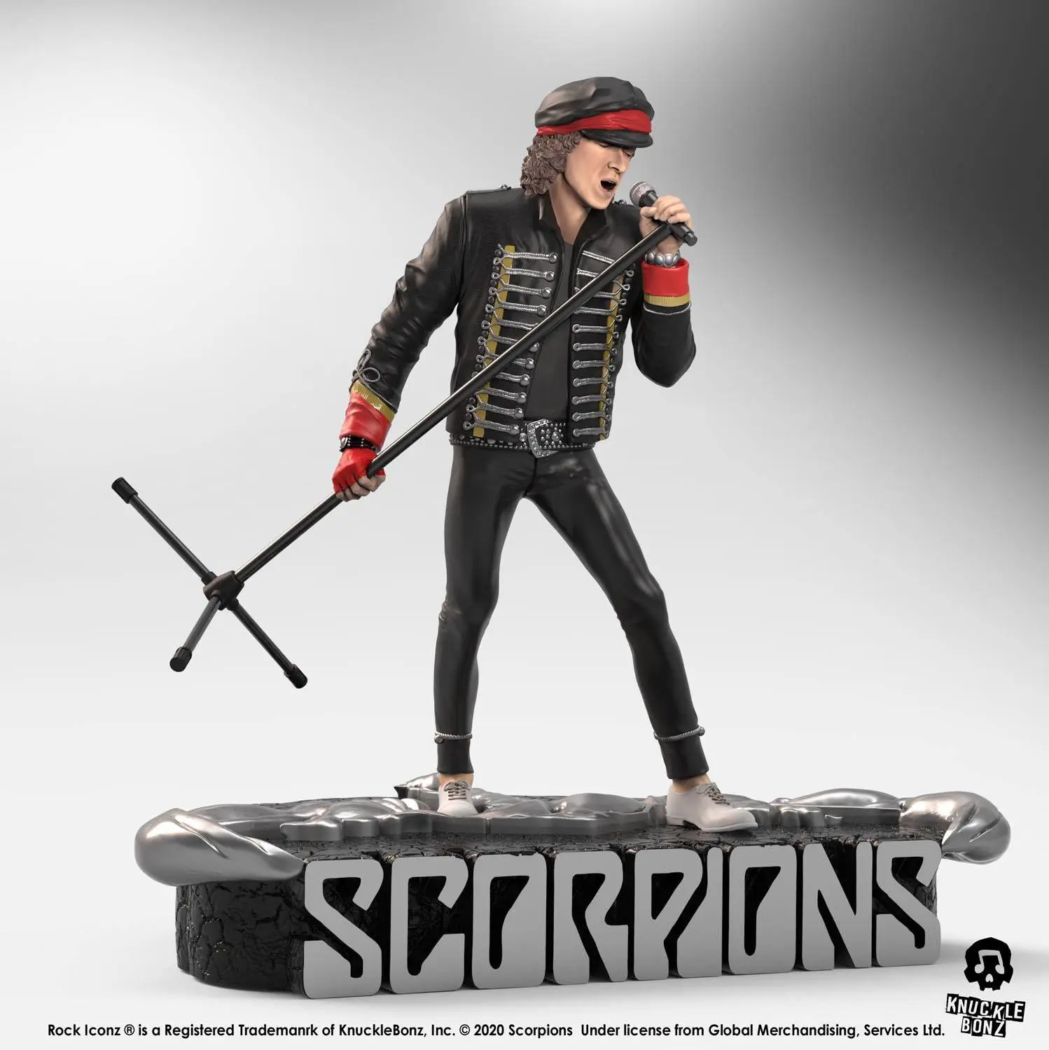 Scorpions Rock Iconz Statue Klaus Meine Limited Edition 22 cm Produktfoto