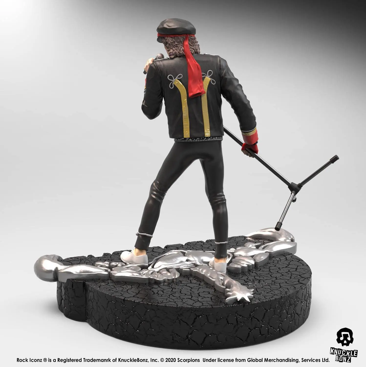 Scorpions Rock Iconz Statue Klaus Meine Limited Edition 22 cm Produktfoto