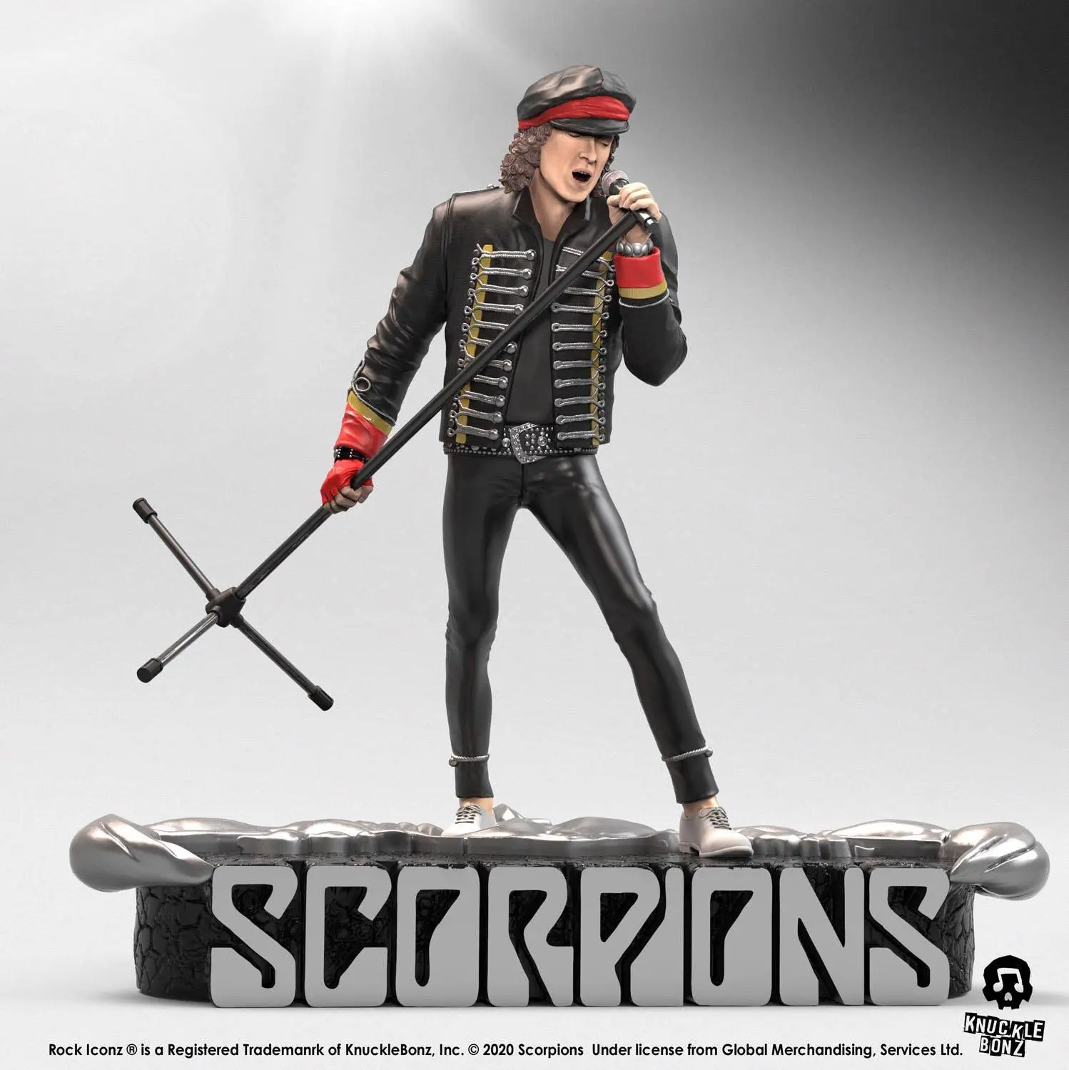 Scorpions Rock Iconz Statue Klaus Meine Limited Edition 22 cm Produktfoto