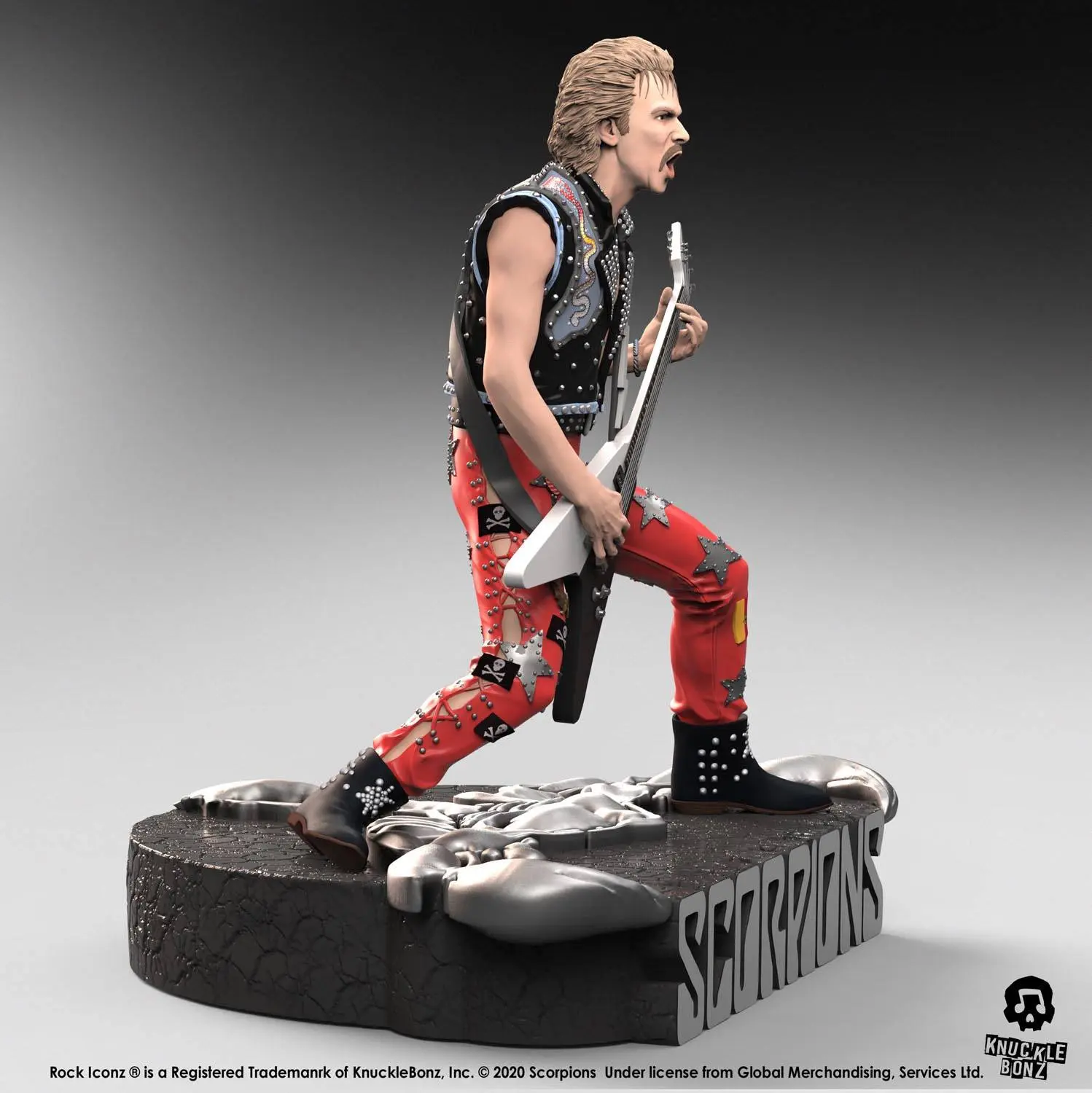 Scorpions Rock Iconz Statue Rudolf Schenker Limited Edition 22 cm Produktfoto