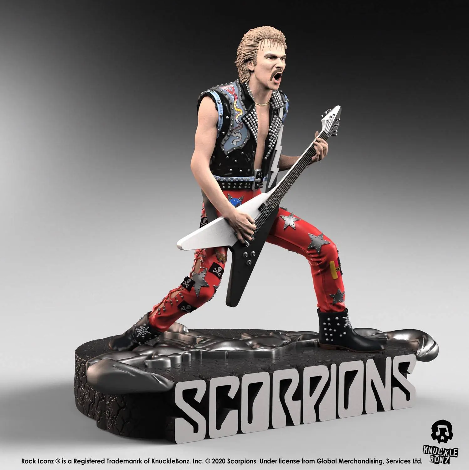 Scorpions Rock Iconz Statue Rudolf Schenker Limited Edition 22 cm Produktfoto