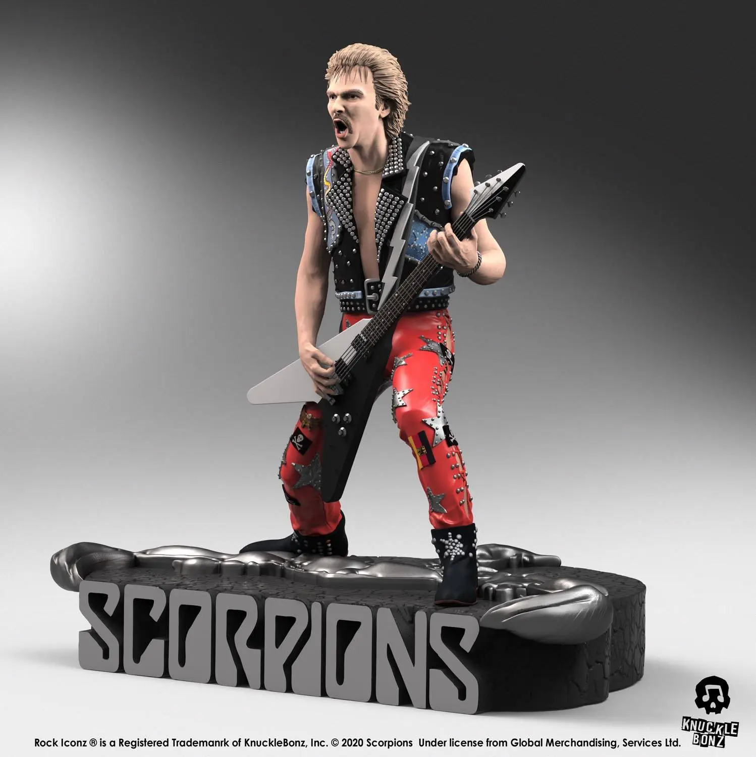 Scorpions Rock Iconz Statue Rudolf Schenker Limited Edition 22 cm Produktfoto