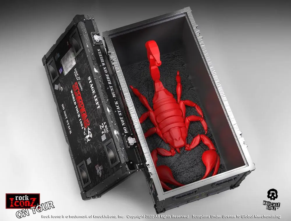 Scorpions Rock Ikonz On Tour World Tour 1984 Road Case Statue + Bühnen-Hintergrund Produktfoto