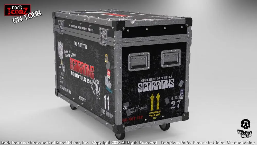 Scorpions Rock Ikonz On Tour World Tour 1984 Road Case Statue + Bühnen-Hintergrund Produktfoto
