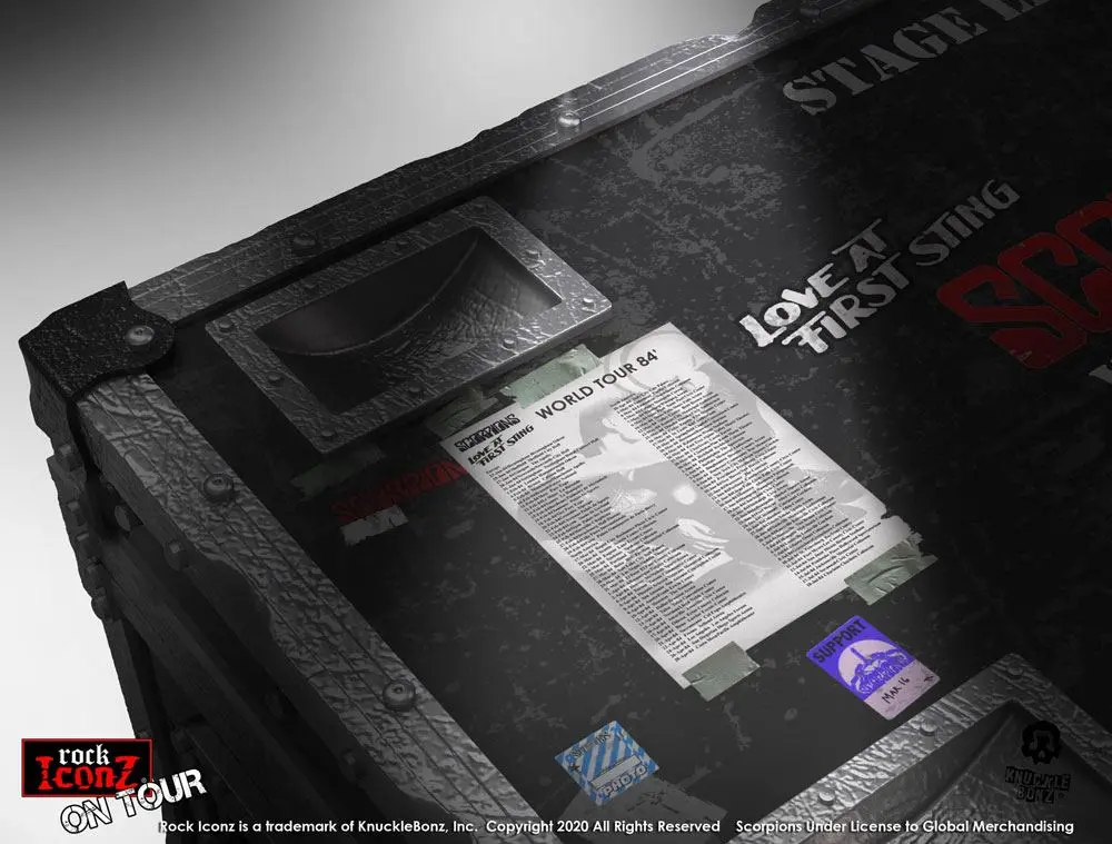 Scorpions Rock Ikonz On Tour World Tour 1984 Road Case Statue + Bühnen-Hintergrund Produktfoto