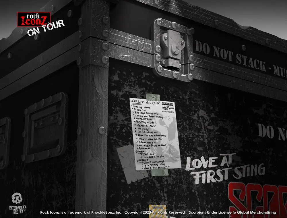 Scorpions Rock Ikonz On Tour World Tour 1984 Road Case Statue + Bühnen-Hintergrund Produktfoto