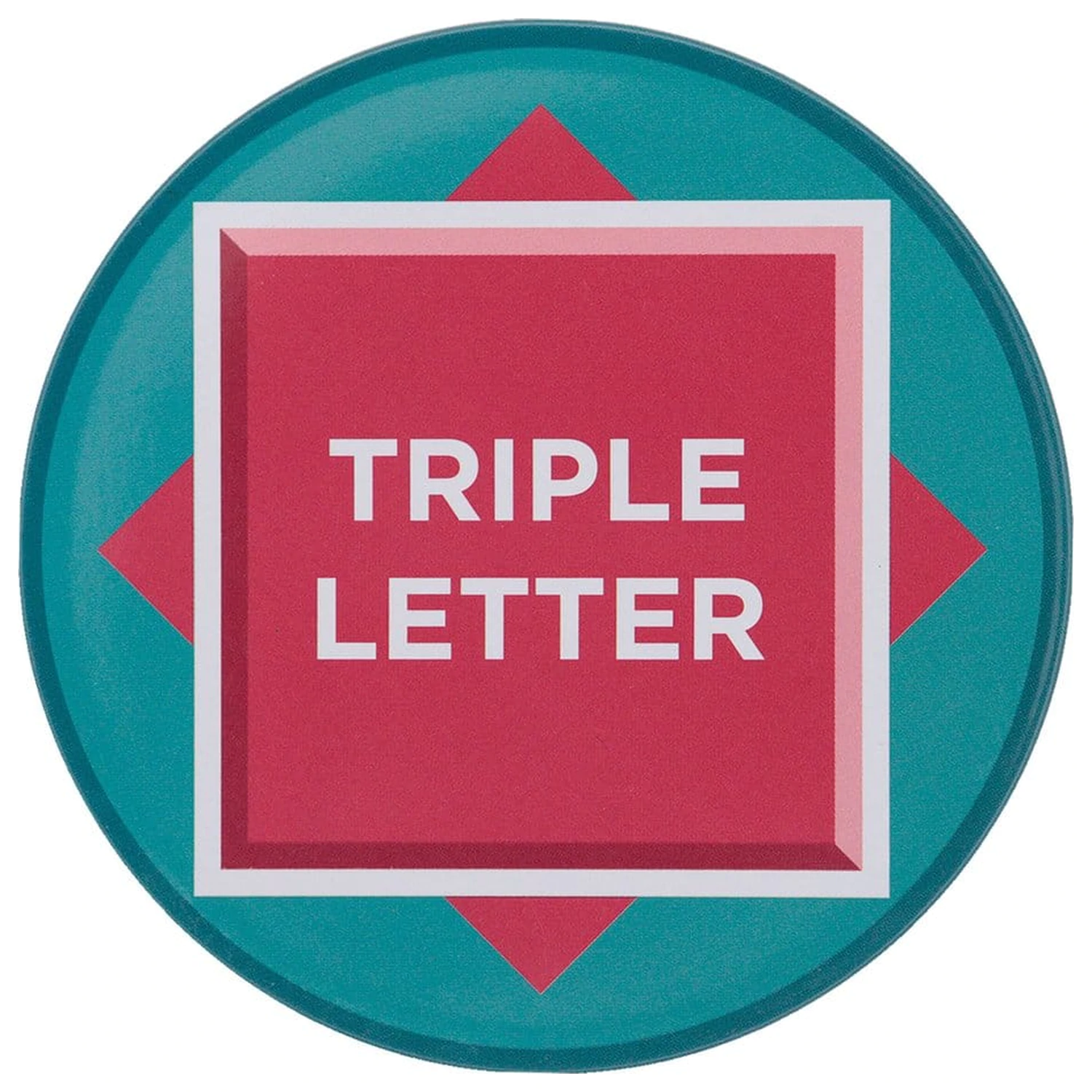 Scrabble Untersetzer 4er-Pack bedrucktes Metall Produktfoto