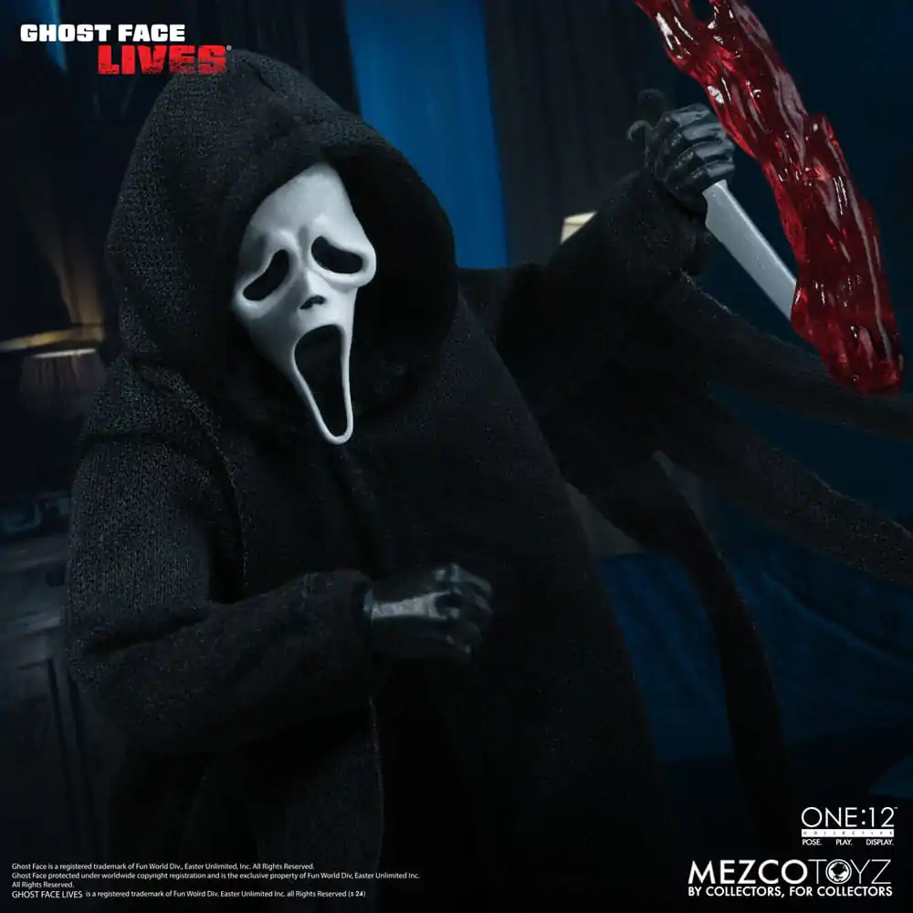 Scream Actionfigur 1/12 Ghost Face 16 cm termékfotó