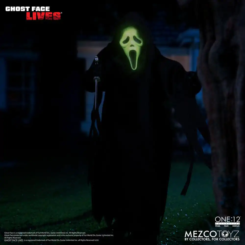 Scream Actionfigur 1/12 Ghost Face 16 cm termékfotó